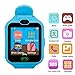 Produktbild Hangang Digitalkamera, Kinderkamera Smart Watch Armbanduhr für Kinder mit Digitalkamera Spiele Touchscreen, Coole Spielzeug Uhr Geschenke für Mädchen Jungen (Blau)