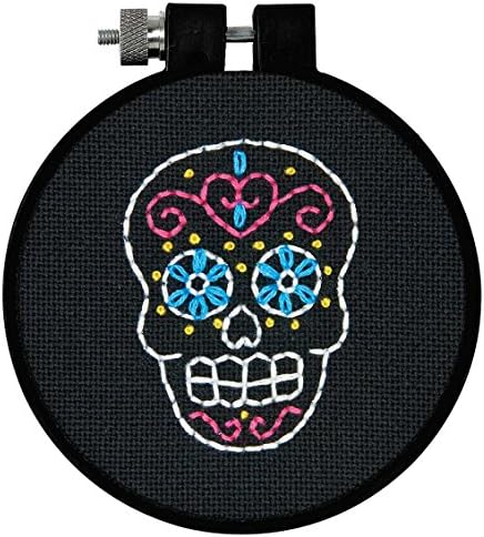 Dimennsions Learn-a-Craft: Sweet Sugar Skull, Aida, Multi-Colour, 9.2 x 7.5 x 0.9 cm