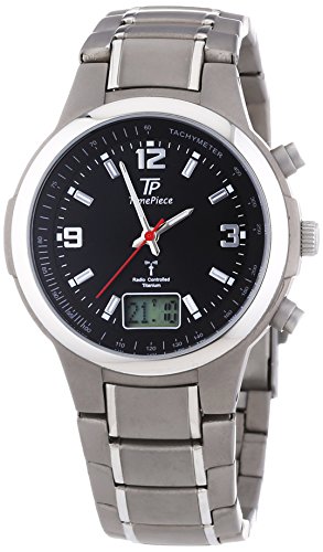 Time Piece Herren-Armbanduhr Funk Analog - Digital Quarz Titan TPGT-10278-21M