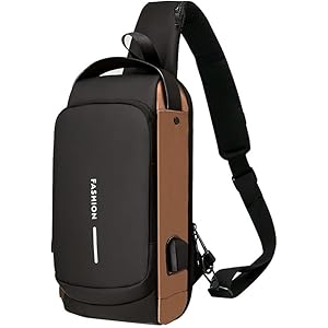 Niwlix Crossbody Sling Bag For Men & Women, Casual Chest Backpack Shoulder Messenger Bags