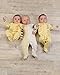 The Essential One - 3 Pack Cream Slogan Sleepsuits - ESS118