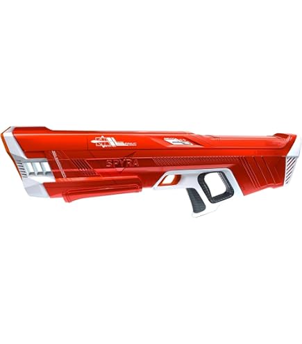 SpyraThree™ Wasserpistole elektrische Wasserspritzpistole | automatisches Aufladen | 3 Spielmodi | LED-Schuss- & Batterieanzeige | 15m Reichweite