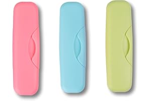 TUCIYKE Scatola Porta Assorbenti,3 pezzi Plastica Portatile Scatola per Assorbenti Tamponi Box 15 * 4.5 * 2.5cm Borsa Porta Assorbenti da Borsa Scatola di Immagazzinaggio per Donne,Ragazze,Donna