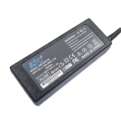 KFD Netzteil 24V 3A Ladegerät 72W für Harman/kardon GO+PLAY Lautsprecher Dock, DVD-Player, Sony Autoradio außerhalb, Funkgerät, Bitcoin Miner, FUJITSU Image Scanner FI-Serie FI-5120C AC DC Adapter - 2