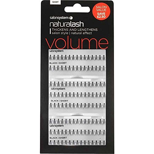 Salon System Individual Lashes SALON VALUE PACK Black Short