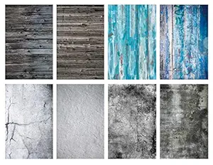 Store2508 Tabletop Photography Flat Lay Flatlay Backdrop Background for Small Product Food Jewelry Cosmetics Photo Pros and More 56x88 cm Multicolour Pack of 4pcs