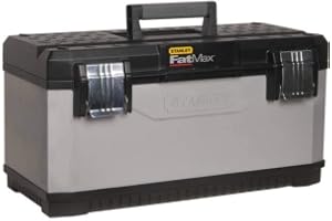 STANLEY FatMax Verktygslåda/verktygslåda (26 tum, 66 x 29 x 30 cm, avtagbar bär, stabil väska med urtagning, verktygslåda med