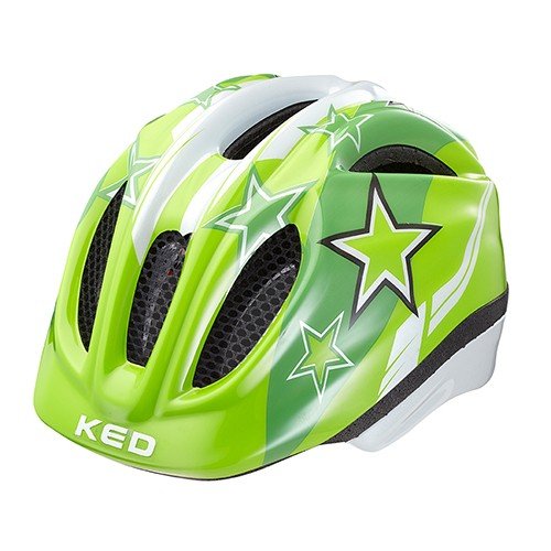 KED Meggy Helmet Kids Green Stars 2017 mountainbike helm downhill