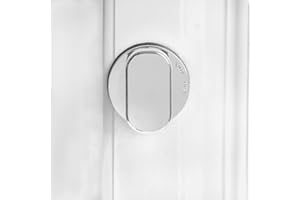 KAFENDA KAFEBDA sticky strong suction cup glass door and window handle kitchen refrigerator drawer cabinet handle bathroom wall handrail shower handrail suction cup (Silver)