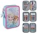 Produktbild Disney Die Eiskönigin 2700-204 Federtasche, Federmappe, 3-stöckig gefüllt 42-tlg. Anna und Elsa