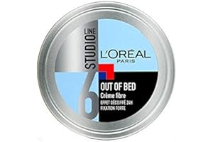 L'OREAL PARIS Studio Line, L'Oréal Paris, Out Of Bed - Crema per capelli uomo effetto spettinato, tenuta forte