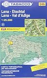 Lana-Val d'Adige-Lana-Etschtal 1:25.000