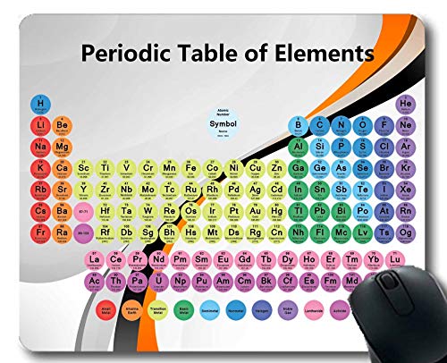Preisvergleich Produktbild Mauspads, Mauspad für Periodensystem, Chemiker, Dickes Gummi-Mousepad