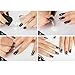 5 PCS Double Side Nail Art Dotting Pens Aluminum Marbleizing Painting Dot Pen Makeup Tool