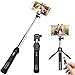 Price comparison product image Selfie Stick Tripod, Peyou[3 in 1]35.4" Selfie Stick Tripod +Bluetooth Remote Control for Gopro Camera iPhone X/8/8 Plus/7/7Plus 6S/6 6S Plus/6 Plus Samsung S9/S9 Plus/S8/S7 Smartphone under 6"-BLACK
