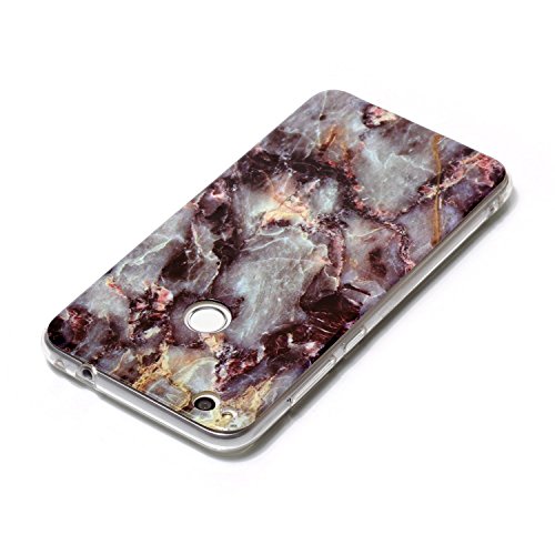 Funda Huawei P8 Lite 2017  E-Lush M  rmol Suave Silicona TPU Carcasa Ultra Delgado Flexible Gel Parachoques Goma Mate Opaco Case Cover Colorido Dise  o Bumper Amortigua Golpes Protectiva Caso para Huawei P8 Lite 2017  5 2 Pulgadas  Smartphone Anti-Rasgu  o y Resistente Tapa - Patr  n Rocoso