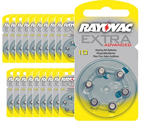 RAYOVAC - 120 PILES AUDITIVES 10 RAYOVAC