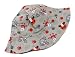 Baby Kids Boys Girls Khaki Wild Animal Bucket Sun Hat with Chin Strap (Small (age 6-12 months))