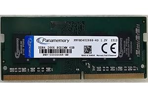 PANAMEMORY Mémoire RAM 4 Go 1Rx8 PC4-21300S DDR4 2666 MHz SODIMM 1,2 V CL19 260 broches pour ordinateur portable