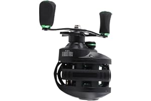 Keenso Fishing Reel Bearings, Baitcasting Reel, Magnetic Brake Technology, Metal Wheel Design for Left-Handed Fishing Enthusiasts, Freshwater and Saltwater Fishing, Fishing Reel Maintenance