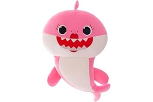FISAPBXC Baby-Shark Plush Toys Dolls, Baby-Shark Stuffed Plush doll Toy Anime Plush Doll Cartoon Plush Toys Simulation Game Plushies Stuffed Doll Gift for Suitable for Boys Girls 30cm (pink)