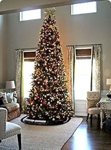 GENERIC Artificial 6 feet Christmas Tree Xmas Pine Tree with Solid Plastic Legs,Light Weight, Perfect for Christmas Decoration (Green, 6 FEET)