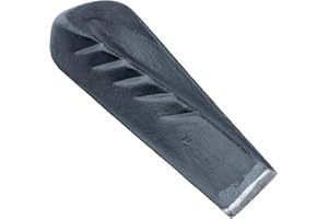 GERMANIA QUALITÄTSWERKZEUGE Germania Dreh-Spaltkeil für Holz 2,3 kg aus Stahl schwarz | Drehkeil zum Spalten von Brennholz