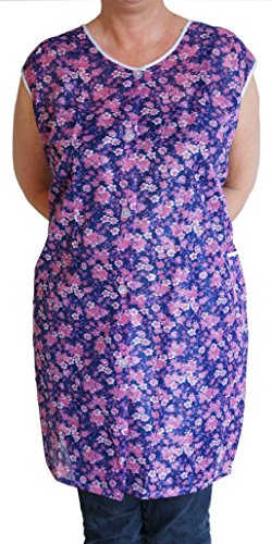 Schürze, DDR- Kittelschürze , FARBAUSWAHL ZUFÄLLIG, Dederonschürze, Küchenschürze, DDR-Schürze, Kittel Ostkittel (46) - 4