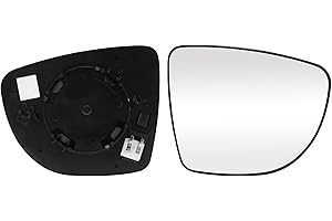 TTCR-II Compatible avec Verre Rétroviseur Renault Clio IV/Captur/Zoe 2012-2020, Côté Passager Verre Miroir Chauffant Remplacer Nissan Micra 2017-2021, Miroir Rétroviseur Renault Rechange-Droite