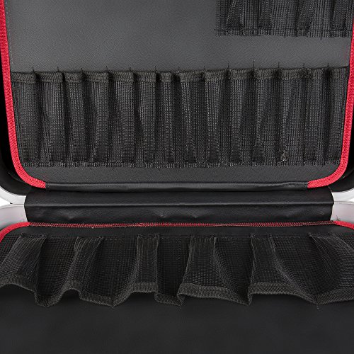 STIER Werkzeugkoffer Basic leer | ABS-Kunststoff Kofferschale | stabil & schlagfest | Tragkraft 15 kg | 30 große Werkzeugtaschen I Abschließbar mit 2 Schlüsseln | - 7