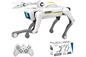 Teeggi 8008 Robot Perro Teledirigido Juguetes para Niños de 3 a 12 Años, Puede Programar, Bailar, Música e Interactuar, Juguetes de Robot Programables