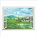 Produktbild Bovake Home Decor Art Vinyl Fake Fenster New Mural Wandtattoos Abnehmbare Aufkleber