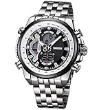 Ying Xinguang 3698 Multifunktionale Sportuhr, 3 ATM, wasserdicht, Doppel-Uhrwerk, Quarz- und Digital-Dual-Time-Anzeige, S-WA-8902C