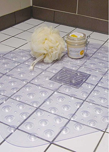 SIDCO ® Duscheinlage Duschmatte transparent rutschfest Antirutschmatte Wanneneinlage