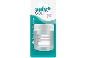SAFE + SOUND Safe & Sound Specimen Container 60 Millilitres