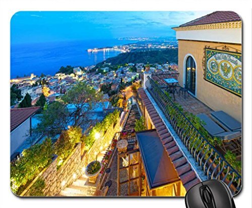 Preisvergleich Produktbild Sizilien, Italien Mauspad, Mousepad (Häuser Maus Pad)