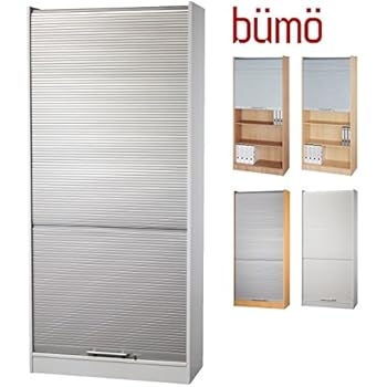 Klenk Dancer Collection - Aktenschrank - Korpus: Silber/Rollladen