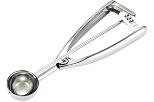 Fayonnir Fayomir Eisportionierer - Eisportionierer Edelstahl - 3CM Durchmesser - Eisportionier mit Auslöser, für Eiscreme, Plätzchen, Kuchen Teig, Melone