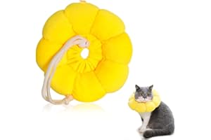HIOQFR Halskrause Katze Weich Leckschutz Katze Halskragen Cat Katzenkragen Soft Schutzkragen Anti Biss Safety Schützender Halskrausen für Katzen Halsband Trichter Katze Blume für Kleiner Hunde Nach op