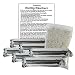 Produktbild 60 x Räucherkohle 40mm zum Räuchern mit Zubehör | 8-tlg Räucherset mit 6 Rollen Premium Kohle für Räucherwerk + Räuchersand + Räucheranleitung | 81584-L