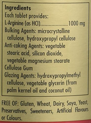 Solgar 1000mg L-Arginine Tablets - 90 Tablets