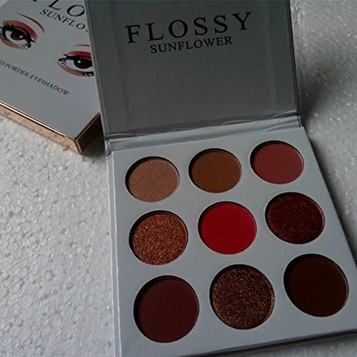 2017 Burgundy Color 9 Color In 1 Palette Cosmetics kyshadow Makeup Powder Shimmer Matte Eyeshadow Eye Shadow Palette