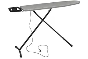 FIVE Tabla de Planchar 119x35 cm con Enchufe Gris