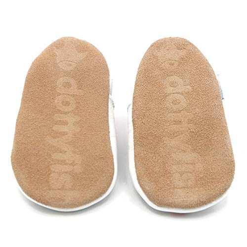 Dotty-Fish-Chaussures-Cuir-Souple-bb-Bambin-Filles-0-6-Mois-3-4-Ans