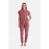 Dagi Kadın Pijama Takımı Kısa Kollu Tiş&ouml;rt Pantolon Kiremit