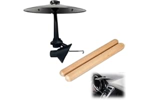 VPOUERY Car Drum Air Vent, Mini Piatto Crash Per Auto, Auto Musica Clip Piatti Crash, Fun Iron Musical Instrument, Compact Vehicle Accessory for Music Lovers