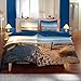 Produktbild Baumwoll Satin Bettwäsche Wende 135x200 4teilig Sommer Sonne Strand Meer blau