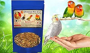 Pet Care International (PCI) Premium Cockatiels & Love Birds Seed Mix Bird Food Well-Balanced Diet Provide Essential nutrients for Healthy Bird PetCare (Pack of 2) (500grm)