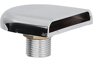 Hapivida Plastic Pool Fountain G1/2 Male Thread Bath Tap, Pond Waterfall Spout 6.5 cm Waterfall Fountain for Spa Pool Shower Room Massage Bath Water Wall Patio