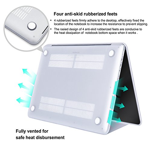 Case MacBook Pro 13 Retina H  lle  iCasso Blume Design Ultra Slim D  nn Kratzfeste matt rutschfest Hartschale Kunststoff Schutzh  lle Snap case f  r M